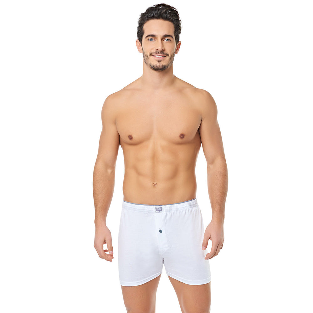 Tutku Combed Cotton Terry Waist Plain Boxer