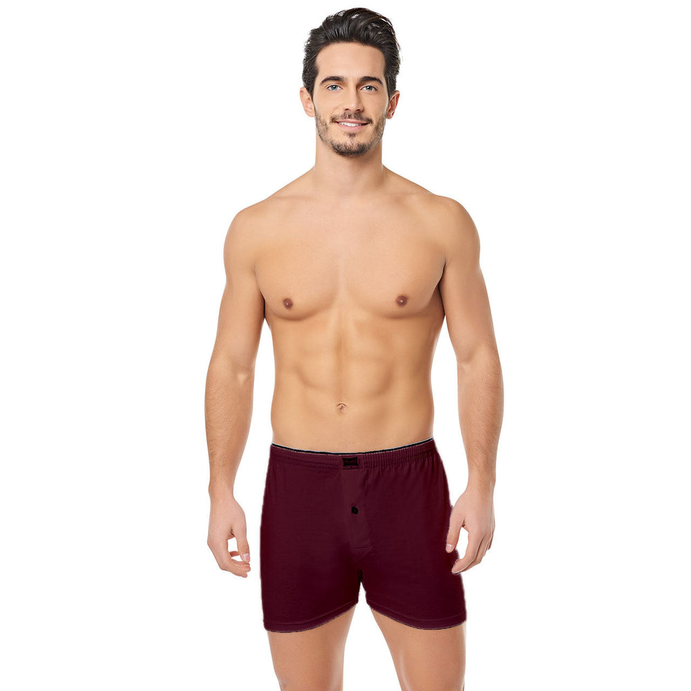 Tutku Combed Cotton Terry Waist Plain Boxer