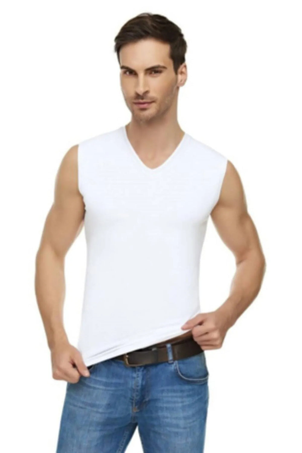 Elite Elastane V-Neck Zero Sleeve