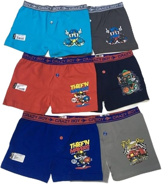 Boy's Patterned Elastane Boxer