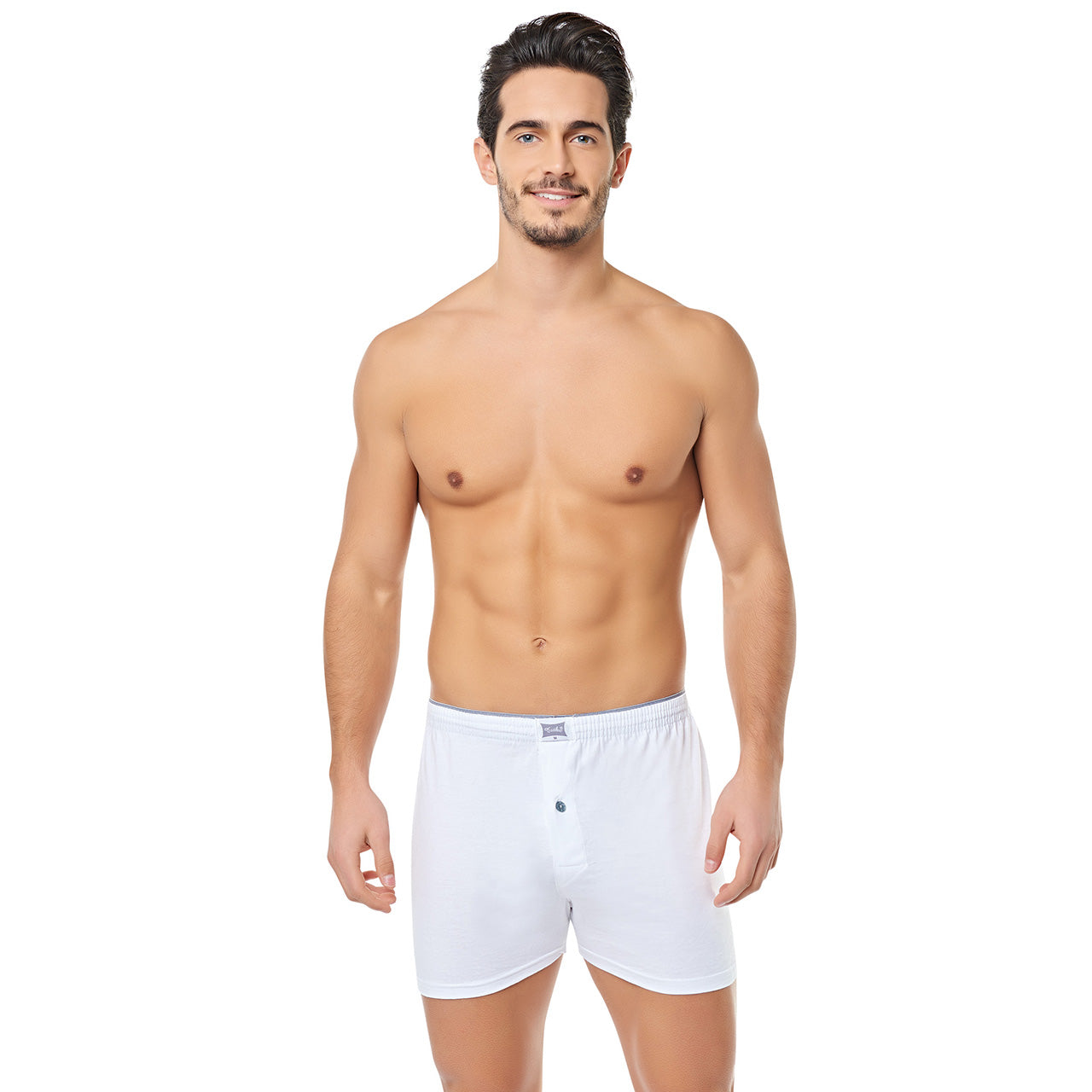 Tutku Combed Cotton Terry Waist Plain Boxer