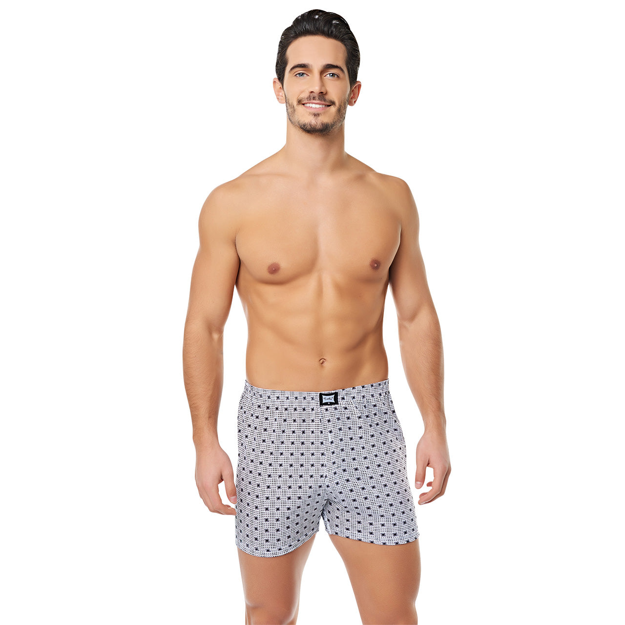 Passion Patterned Combed Cotton Boxer