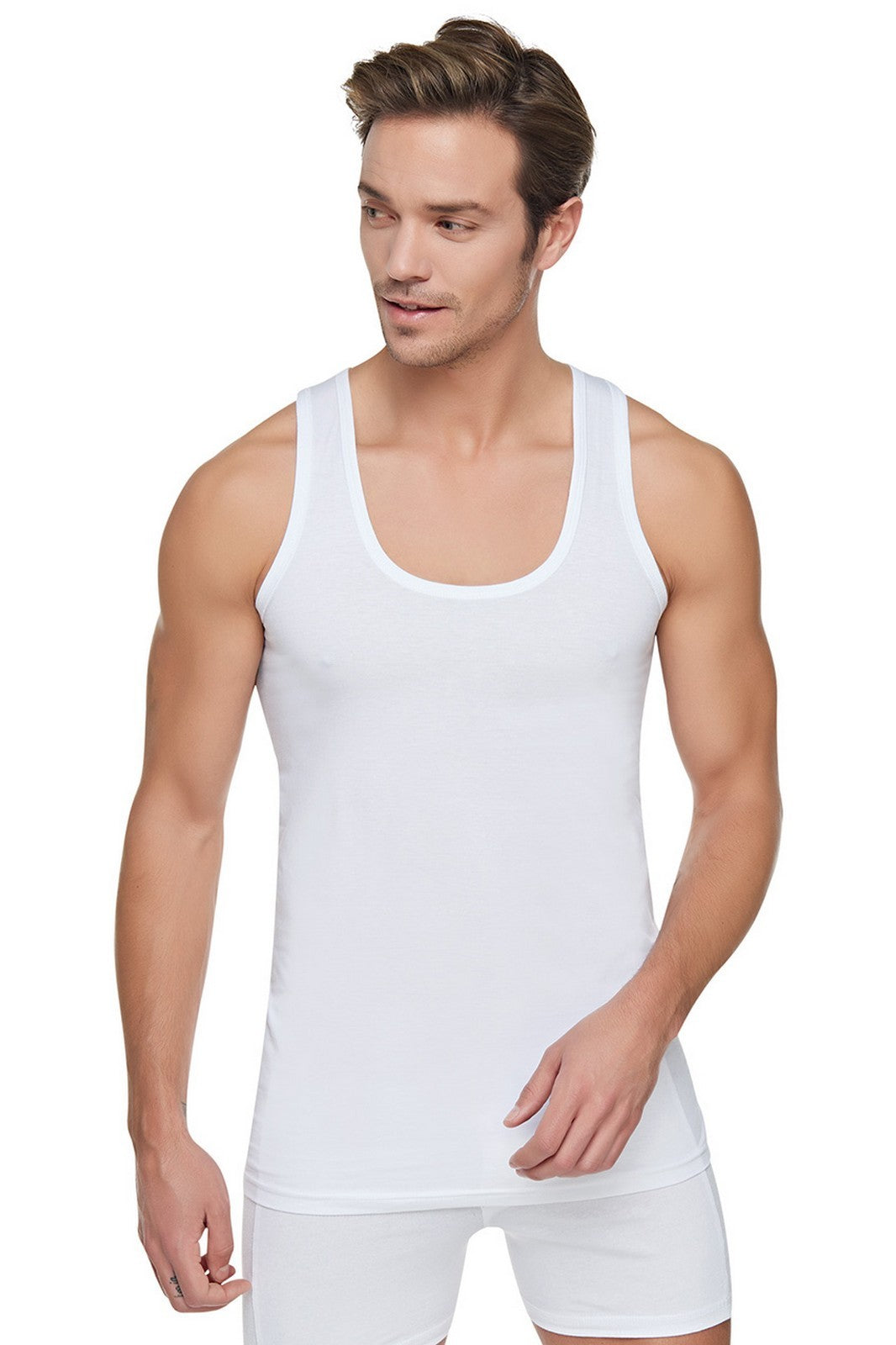 Tutku Men's Combed Cotton Undershirt